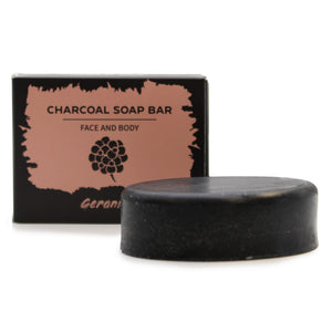 Fab Charcoal Soap -  Geranium