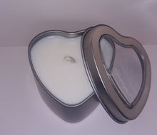 Load image into Gallery viewer, Seduction Medium Heart Tin Candle