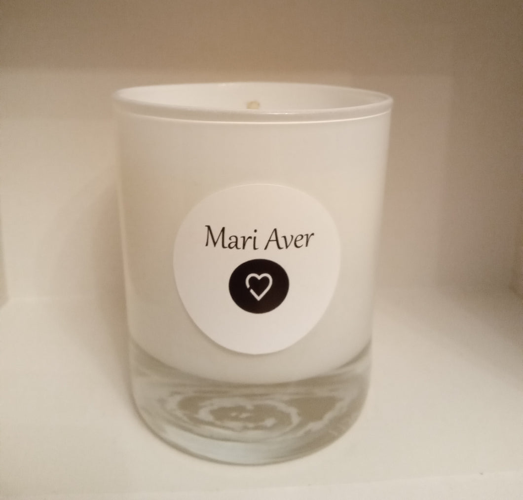 Signature Happiness White Candle Sml