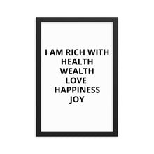 Load image into Gallery viewer, Affirmation Framed poster