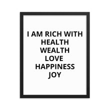 Load image into Gallery viewer, Affirmation Framed poster