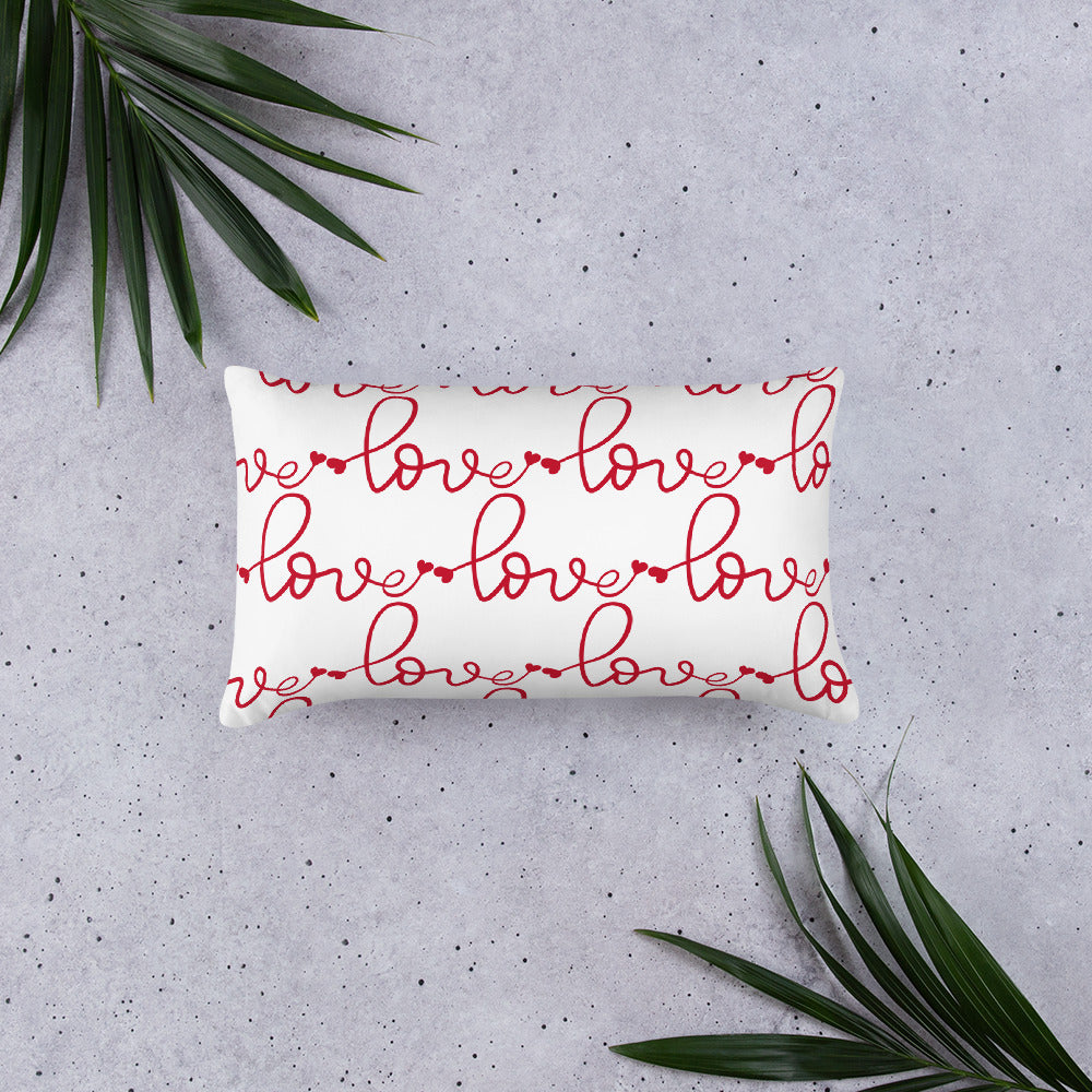 Love Print Pillow