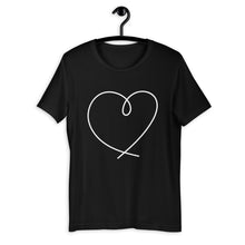 Load image into Gallery viewer, Hand Drawn Heart Short-Sleeve T-Shirt