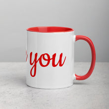 Load image into Gallery viewer, I Love You Mug with Color Inside