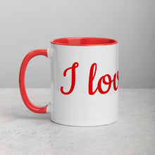Load image into Gallery viewer, I Love You Mug with Color Inside