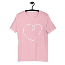 Load image into Gallery viewer, Hand Drawn Heart Short-Sleeve T-Shirt