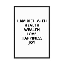 Load image into Gallery viewer, Affirmation Framed poster